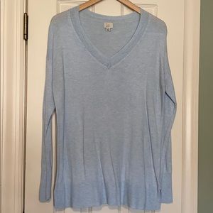 A New Day light blue v-neck sweater